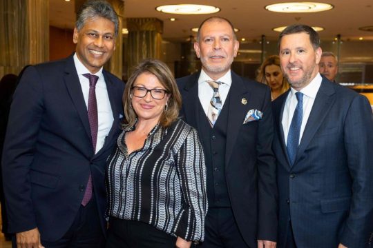 Grande Bretagne Documentary Premiere_Satya Anand, Anneta Svoronou, Hom Parviz, Gonzalo Aguilar